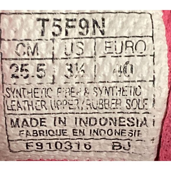 Asics t5f9n Women Size 8.5 Gray Yellow Pink Gel-Contend 3 Running sneaker Shoes - Picture 8 of 8